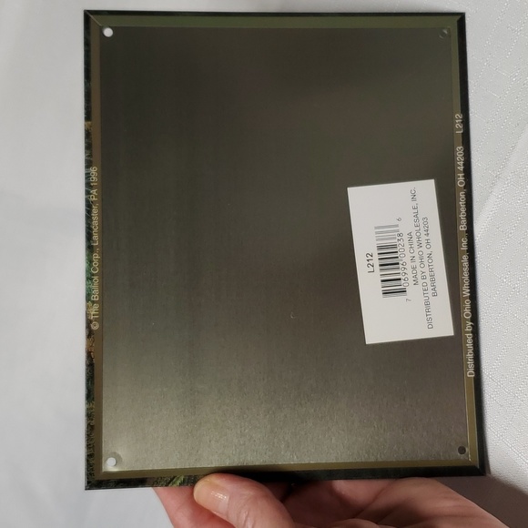 Picnic Family Bears Metal Tin Sign Baseball Outside Play Old Time Bike Park VTG - Picture 13 of 16